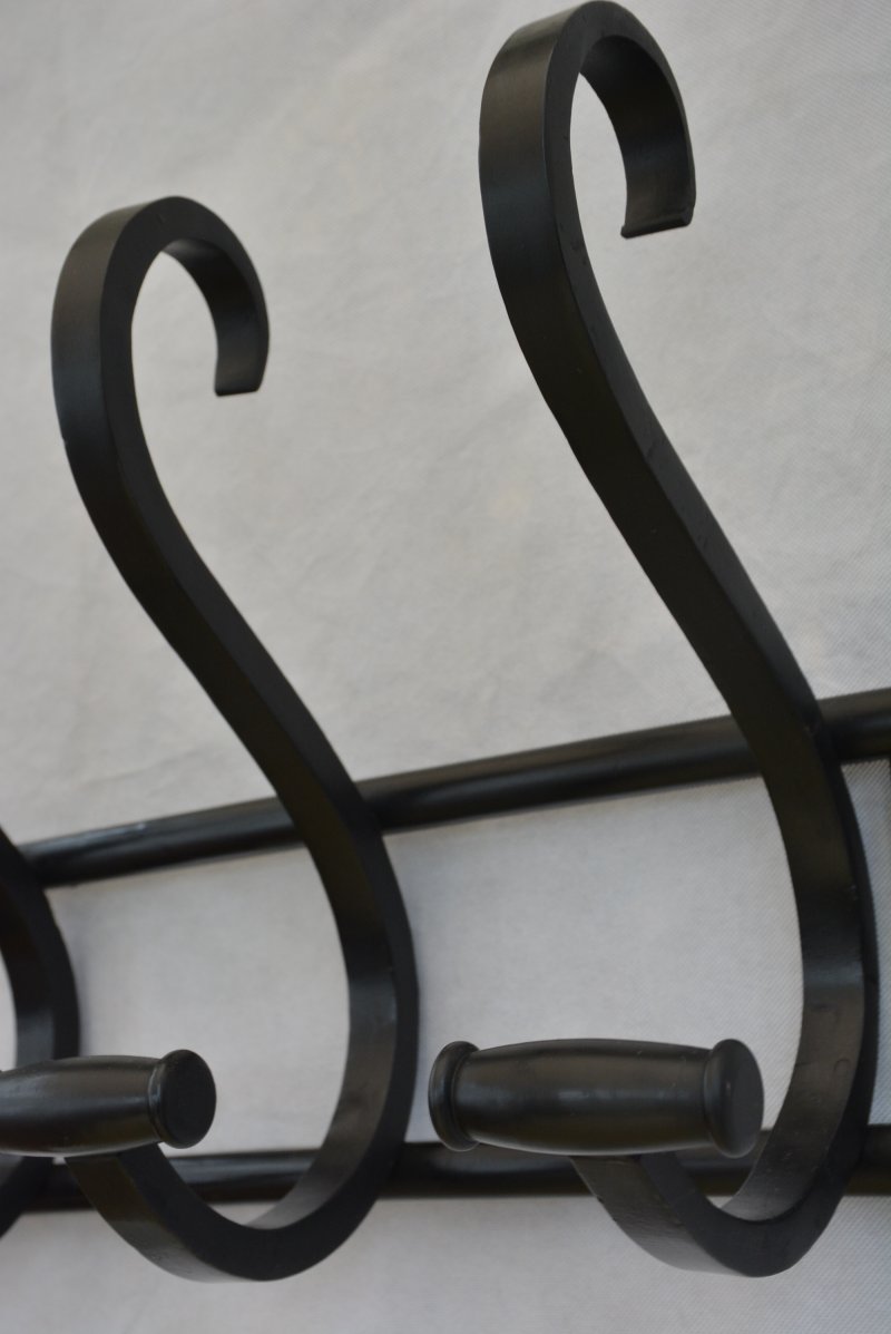 Ebonised Bentwood Coat Rack Coat Hooks - Image 2